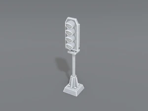 railway signal 3D Print Model