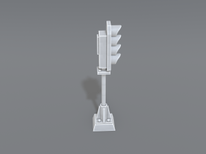 railway signal 3D-printmodel