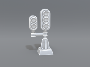 railway signal 3D-Druckmodell