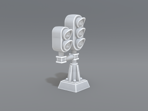 railway signal 3D-Druckmodell