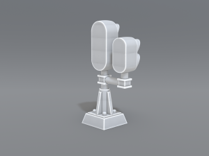 railway signal 3D-Druckmodell