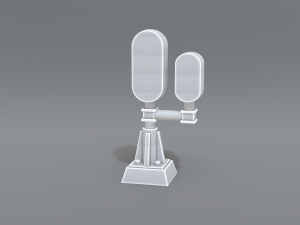 railway signal 3D-Druckmodell