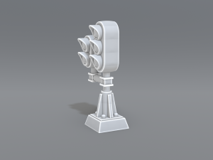 railway signal 3D-Druckmodell