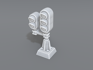 railway signal 3D-Druckmodell