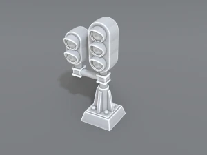 railway signal 3D Print Model