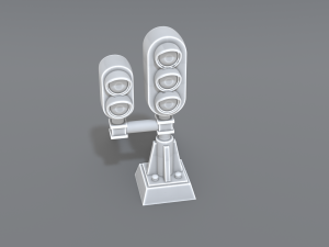railway signal 3D-Druckmodell