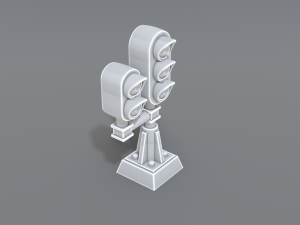 railway signal 3D-Druckmodell