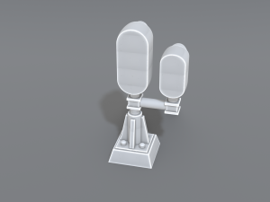 railway signal 3D-Druckmodell