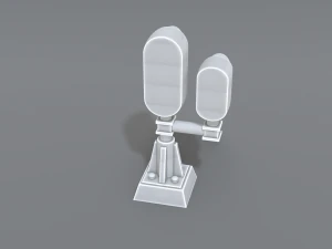 railway signal 3D Print Model