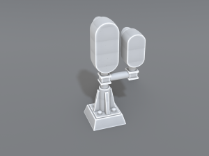 railway signal 3D-Druckmodell