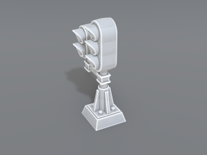 railway signal 3D-Druckmodell