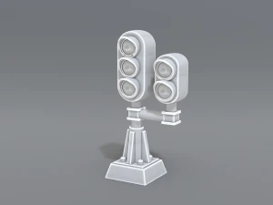 se&ntilde;al ferroviaria Modelo de impresión 3D