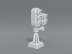 railway signal Modelo de Impressão 3D