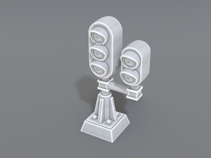 railway signal Modelo de Impressão 3D