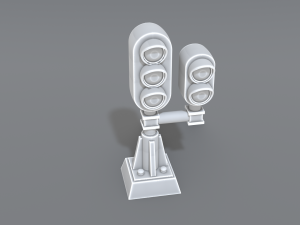 railway signal Modelo de Impressão 3D