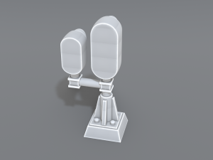 railway signal Modelo de Impressão 3D