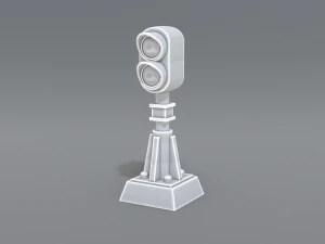 se&ntilde;al ferroviaria Modelo de impresión 3D