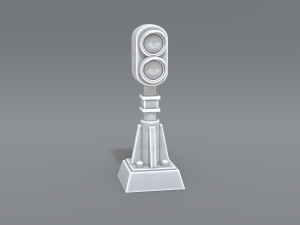 railway signal 3Dプリントモデル