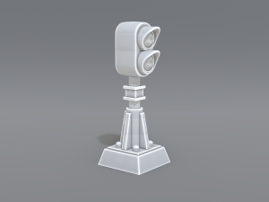 railway signal 3Dプリントモデル