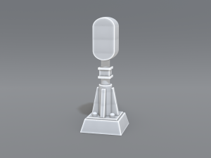 railway signal 3Dプリントモデル