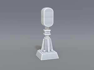 railway signal 3Dプリントモデル