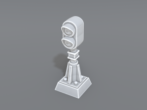 railway signal 3Dプリントモデル