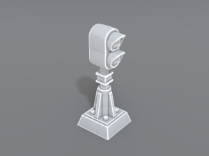 railway signal 3Dプリントモデル