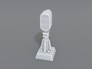 railway signal 3Dプリントモデル