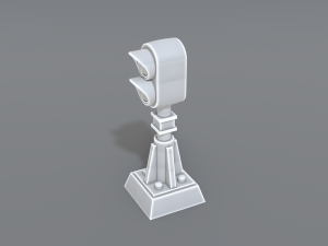 railway signal 3Dプリントモデル