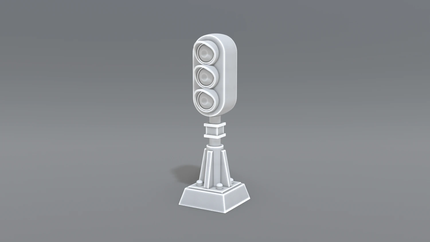 railway signal 3D Print Model .c4d .max .obj .3ds .fbx .stl .blend 