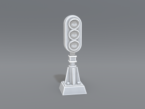 railway signal 3D प्रिंट मॉडल
