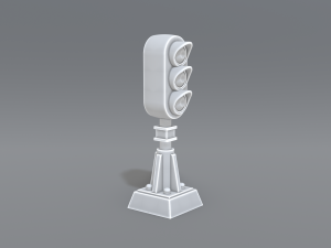 railway signal 3D प्रिंट मॉडल