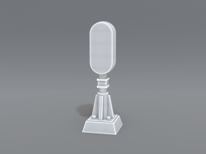 railway signal 3D प्रिंट मॉडल