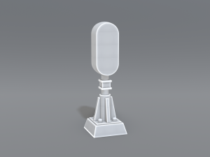 railway signal 3D प्रिंट मॉडल