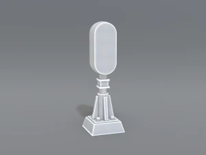 railway signal 3D Print Model