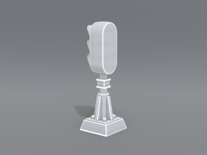 railway signal 3D प्रिंट मॉडल
