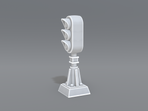 railway signal 3D प्रिंट मॉडल