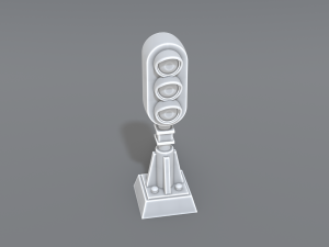 railway signal 3D प्रिंट मॉडल