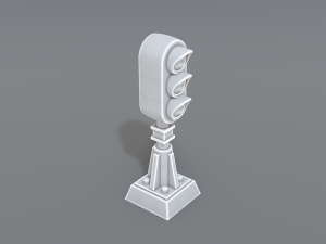 railway signal 3D प्रिंट मॉडल