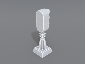 railway signal 3D प्रिंट मॉडल