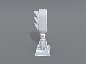 railway signal 3D प्रिंट मॉडल