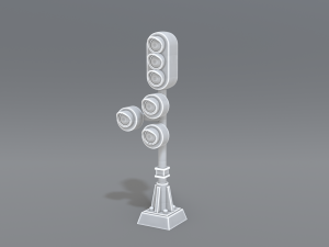 railway signal 3D Print Model