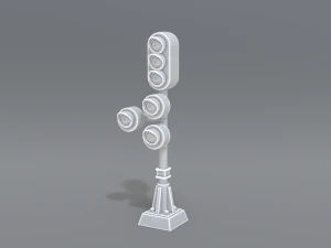 se&ntilde;al ferroviaria Modelo de impresión 3D