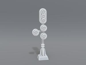 railway signal 3D Принт Модель