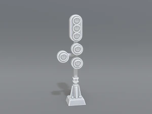 railway signal 3D Print Model