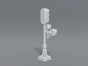 railway signal 3D Принт Модель