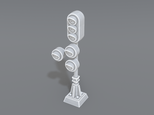 railway signal 3D Принт Модель