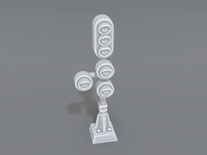 railway signal 3D Print Model