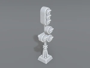 railway signal 3D Print Model