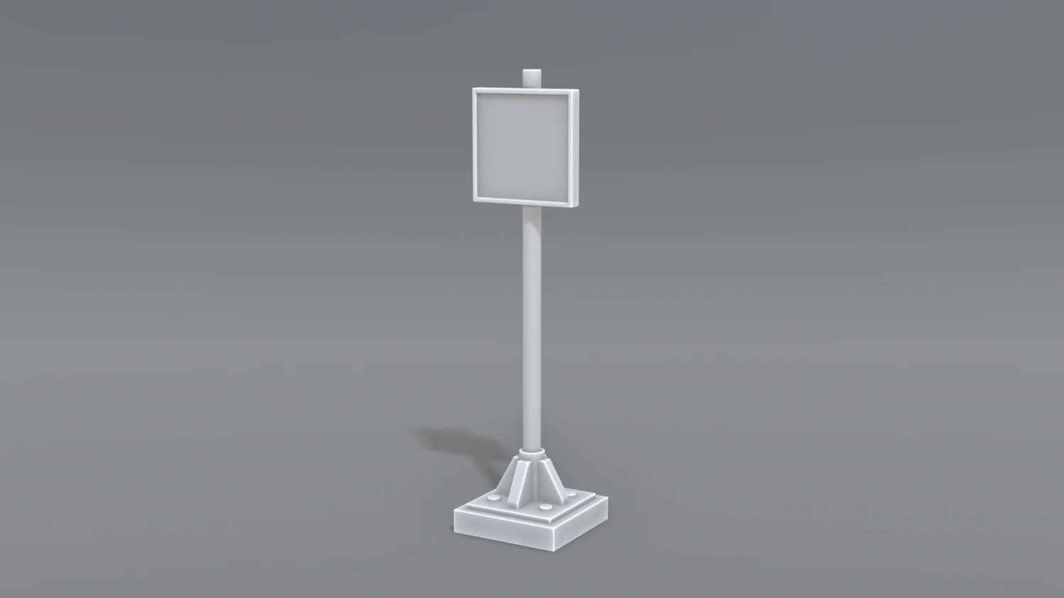 road signs 3D Print Model .c4d .max .obj .3ds .fbx .stl .blend 